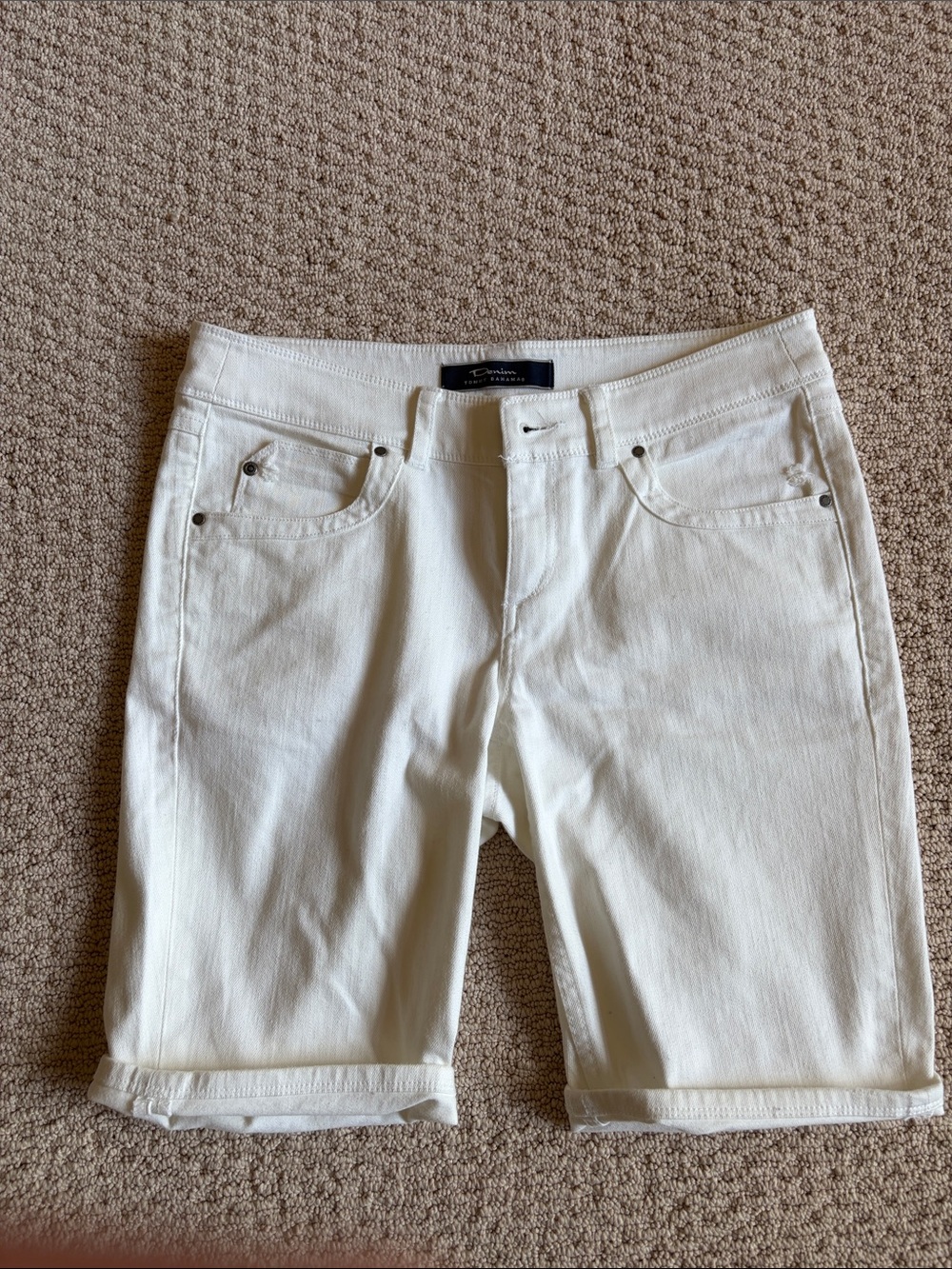 Tommy Bahama Off-White Bermuda Shorts